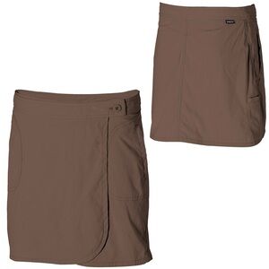 Patagonia Solimar Skort Short Wrap Tan Brown Size 12